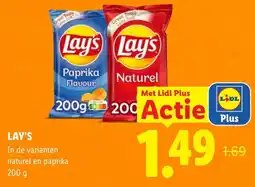 Lidl Lay's aanbieding
