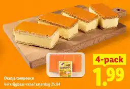 Lidl Oranje Tompouce aanbieding