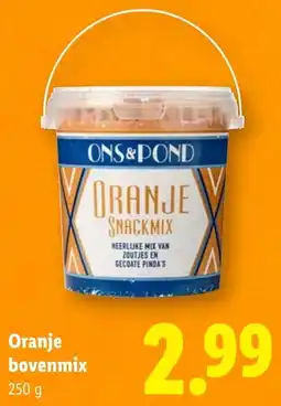Lidl Oranje Bovenmix aanbieding