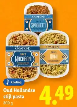 Lidl Oud Hollandse Stijl Pasta aanbieding