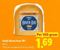 Lidl Oude Haven kaas 48+ aanbieding