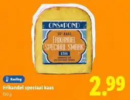 Lidl Frikandel speciaal kaas aanbieding