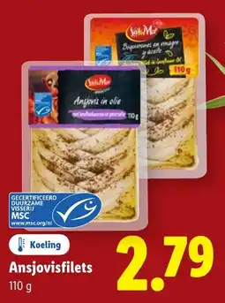 Lidl Ansjovisfilets aanbieding