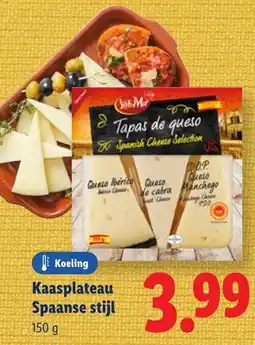 Lidl Kaasplateau Spaanse stijl aanbieding