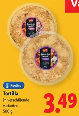 Lidl Tortilla aanbieding