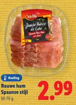 Lidl Rauwe Ham Spaanse Stijl aanbieding