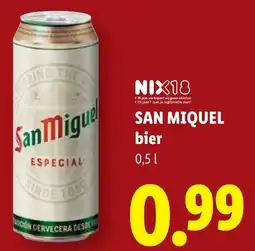 Lidl San Miquel Bier aanbieding