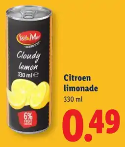Lidl Citroen Limonade aanbieding