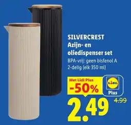 Lidl Silvercrest Azijn en Oliedispenser Set aanbieding