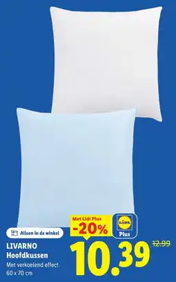 Lidl Livarno Hoofdkussen aanbieding