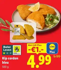 Lidl Kip Cordon Bleu aanbieding