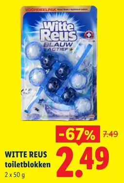 Lidl Witte Reus Toiletblokken aanbieding
