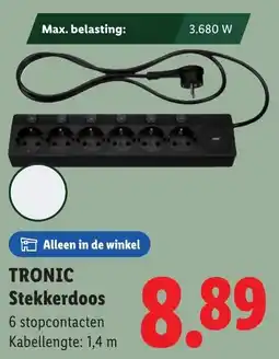 Lidl Tronic Stekkerdoos aanbieding