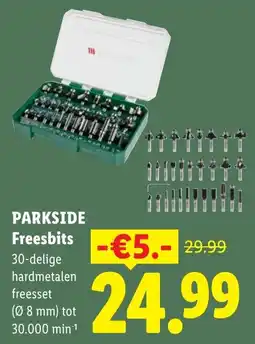 Lidl Parkside Freesbits aanbieding