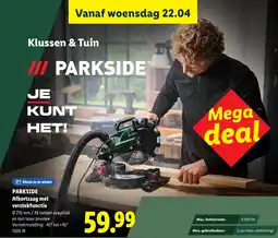 Lidl Parkside Afkortzaag met verstekfunctie aanbieding