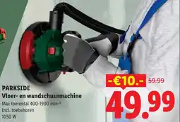 Lidl Parkside Vloer en Wandschuurmachine aanbieding