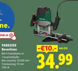 Lidl Parkside Bovenfrees aanbieding