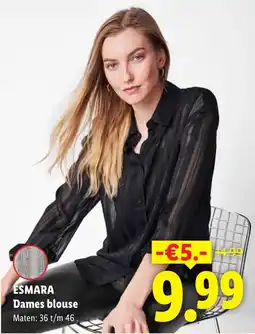 Lidl Esmara Dames blouse aanbieding