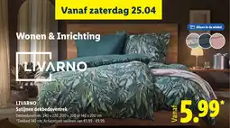 Lidl Livarno Satijnen dekbedovertrek aanbieding