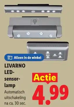 Lidl Livarno Led- Sensorlamp aanbieding