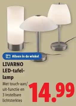 Lidl Livarno Led-Tafellamp aanbieding