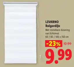 Lidl Livarno Rolgordijn aanbieding