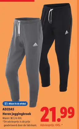Lidl Adidas Heren joggingbroek aanbieding