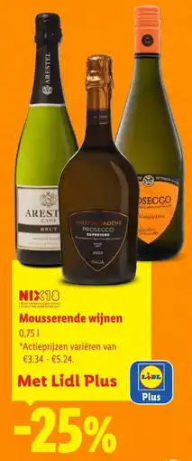 Lidl Mousserende wijnen aanbieding