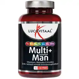Etos Lucovitaal Multi+ Compleet Man Tabletten 120 stuks aanbieding