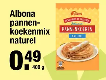 ALDI Albona pannenkoekenmix naturel 400g aanbieding