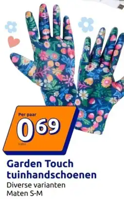 Action Garden Touch Tuinhandschoenen aanbieding