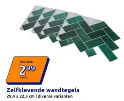 Action Zelfklevende Wandtegels aanbieding