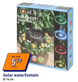 Action Solar Waterfontein aanbieding