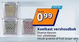 Action Koelkast Vershoudbak aanbieding