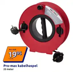 Action Pro-max kabelhaspel aanbieding