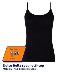 Action Dolce Bella spaghetti-top aanbieding