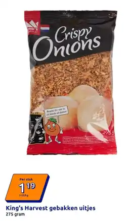 Action King's Harvest gebakken uitjes aanbieding