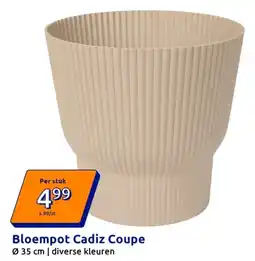 Action Bloempot Cadiz Coupe aanbieding