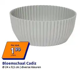 Action Bloemschaal Cadiz aanbieding