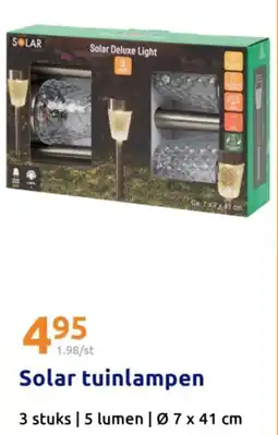 Action Solar Tuinlampen aanbieding