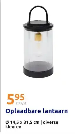 Action Oplaadbare lantaarn aanbieding