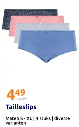 Action Tailleslips aanbieding