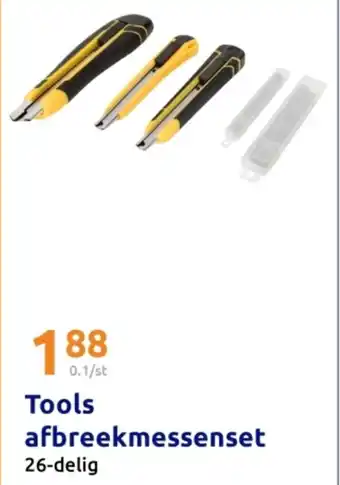 Action Tools afbreekmessenset aanbieding
