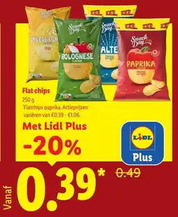 Lidl Flat Chips aanbieding