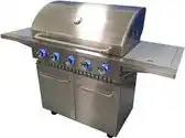 Bol.com Paralux Gasbarbecue - 5 branders - Incl. zijbrander - Gietijzeren rooster aanbieding
