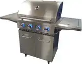 Bol.com Paralux Gasbarbecue - 4 branders - Incl. zijbrander - Gietijzeren rooster aanbieding