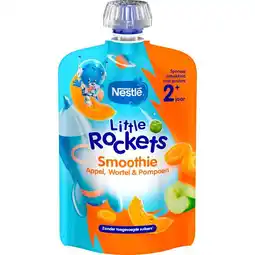Etos Nestlé Little Rockets Smoothie Appel Wortel Pompoen 2+ aanbieding
