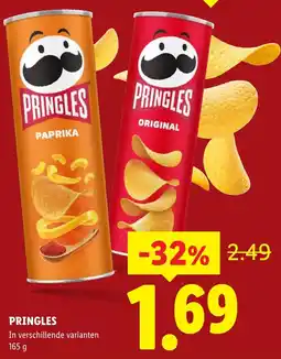 Lidl Pringles aanbieding
