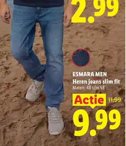 Lidl Esmara Men Heren Jeans Slim Fit aanbieding