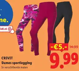 Lidl Crivit Dames Sportlegging aanbieding